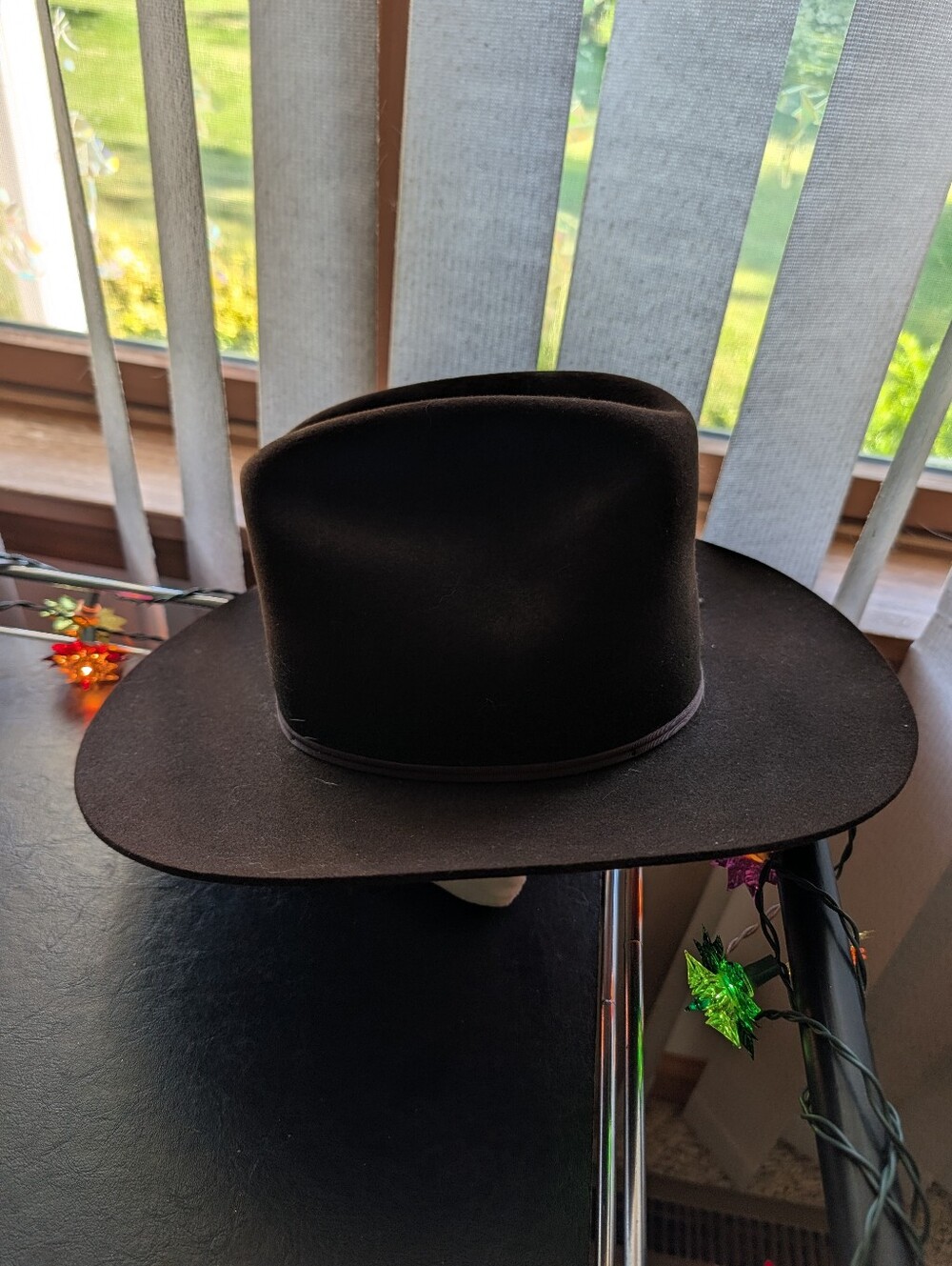 Vintage '60s Stetson 3X Beaver Fur Felt Open Road San Antonio Dress Cowboy Hat - Picture 2 of 11